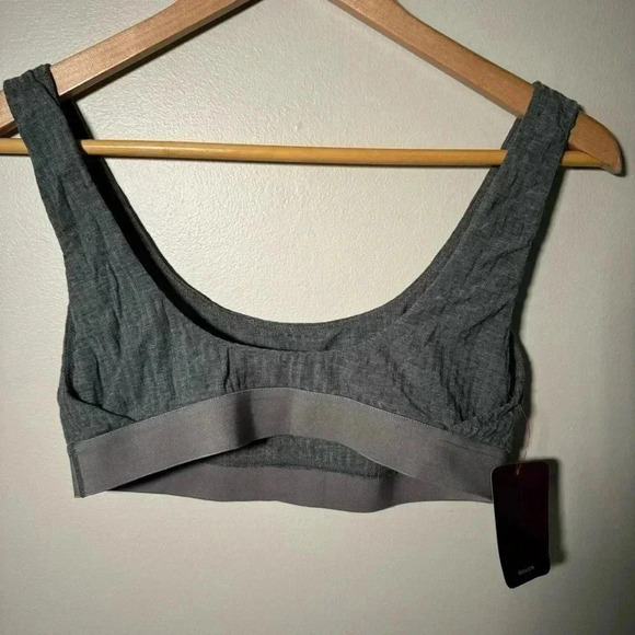 NWT Felina Lurra Cotton Span Rib Bralette M - Picture 2 of 4